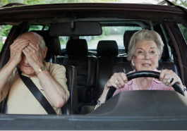 seniors conduire voiture