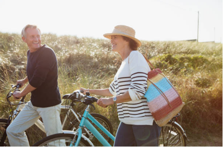 promenade en vélo à la campagne